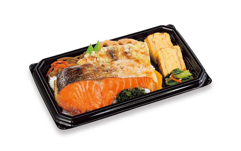 CBFN御重93-1浅_黒_鮭のり弁当_