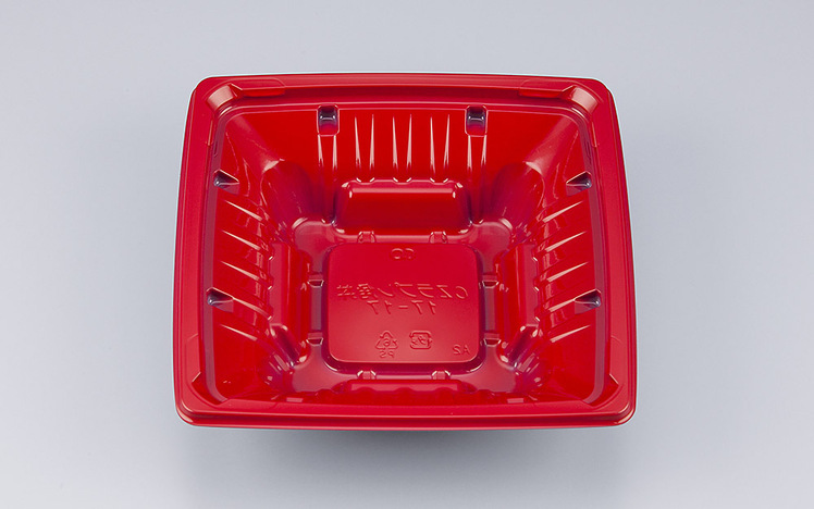 CZラプレ角丼17－17 朱本体 | 製品詳細 | シーピー化成株式会社