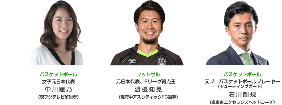中川聴乃、渡邉知晃、石川剛規