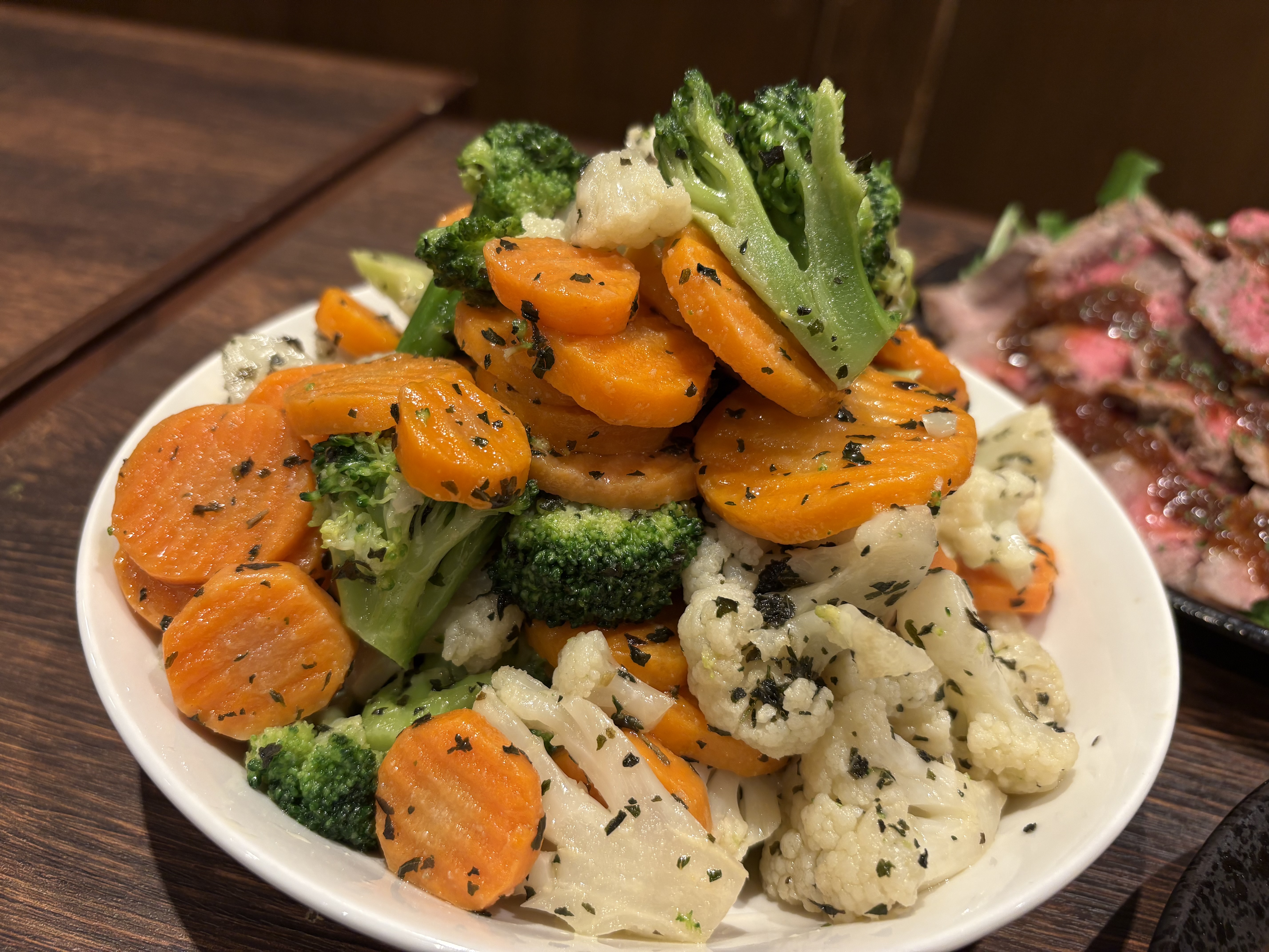 洋風温野菜ジェノベーゼ和え