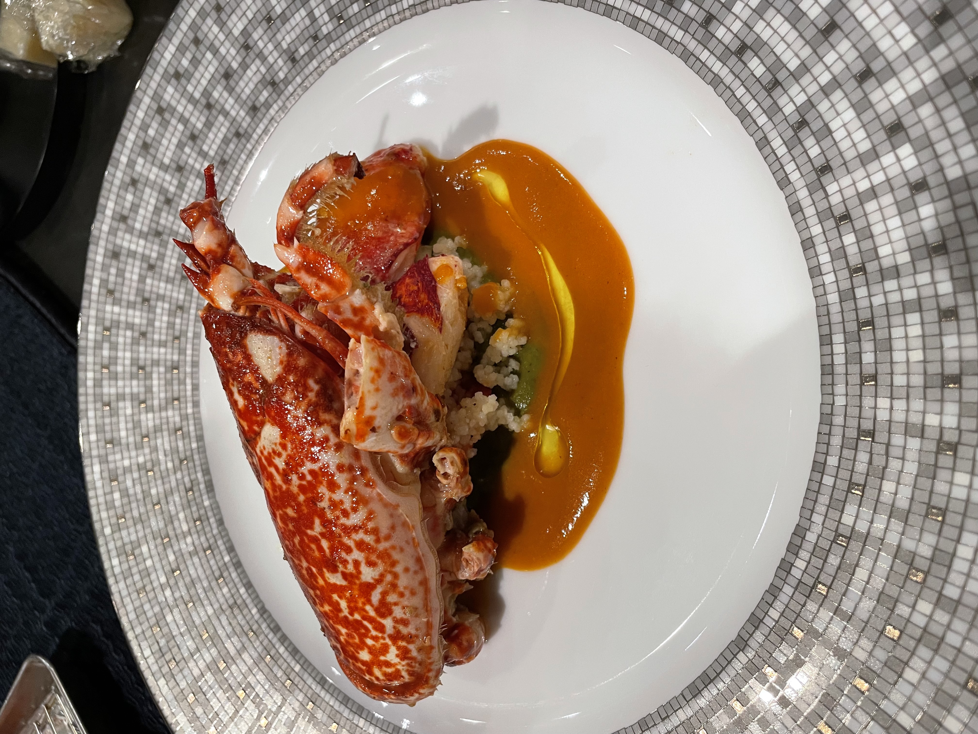 オマールのポシェ ソースビスク