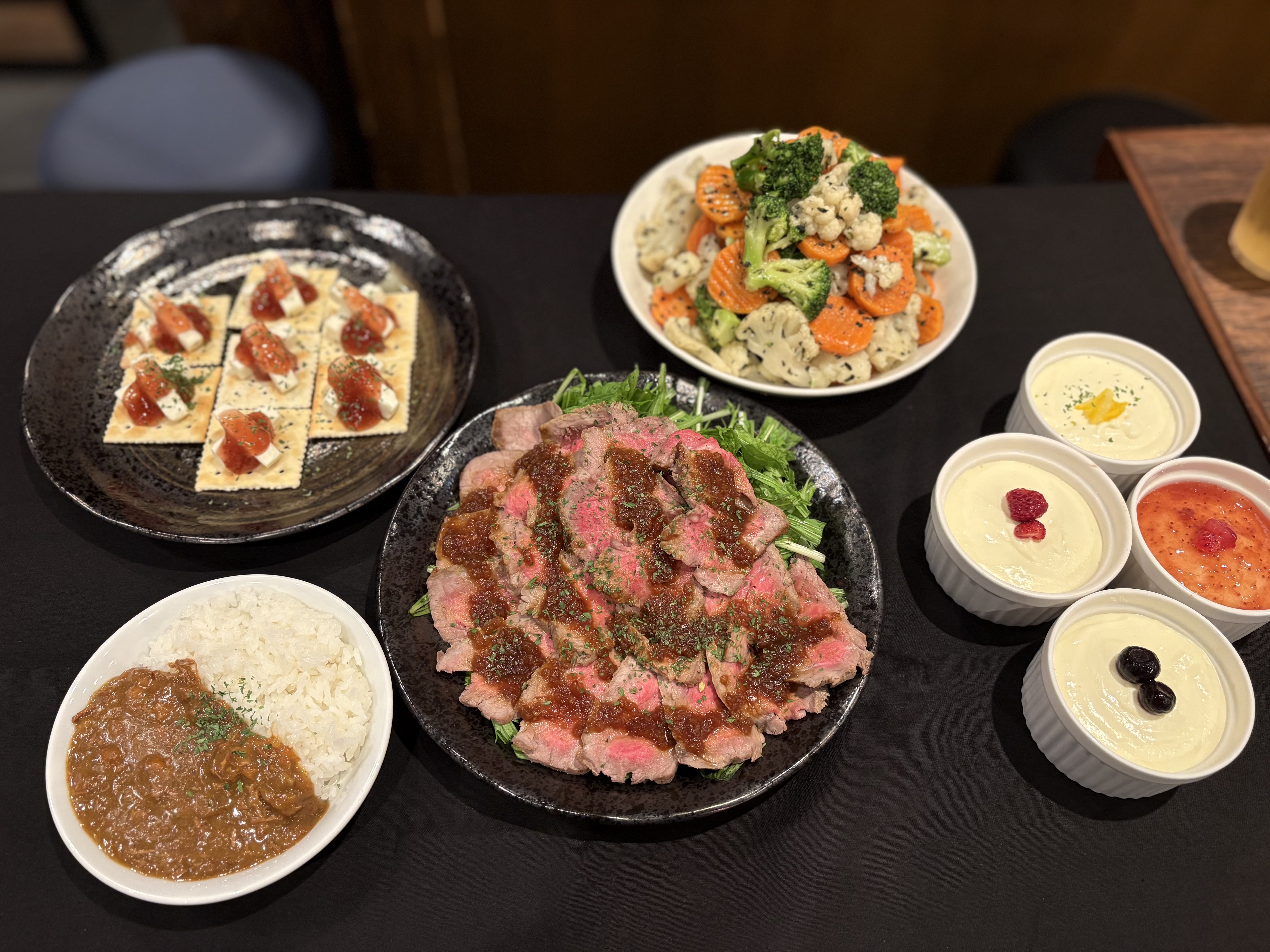 ローストビーフ＆ゲンキカレー洋食コース