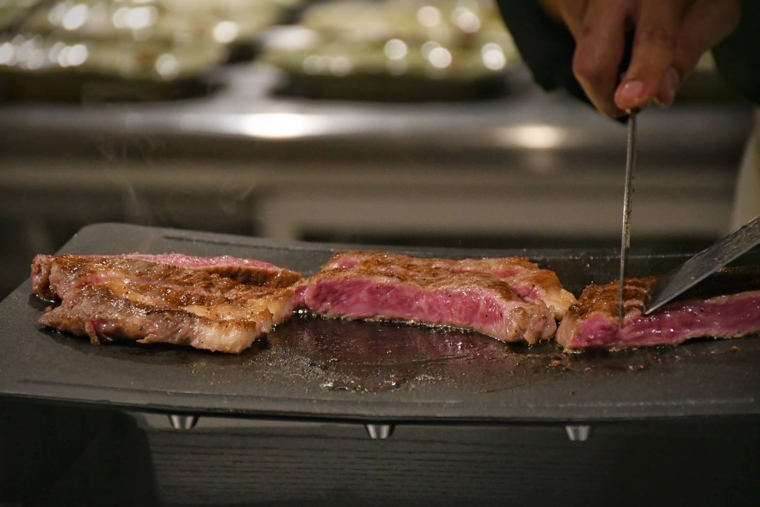 接待向け鉄板焼きコース