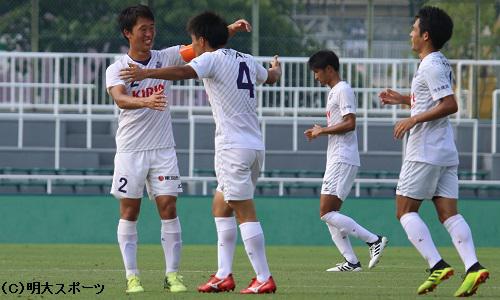 総理大臣杯出場決定 ４ ０で東海大撃破 関東大学トーナメント 明大スポーツ新聞部