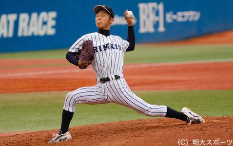 １６ 立大戦事前インタビュー 田中誠也投手 明大スポーツ新聞部