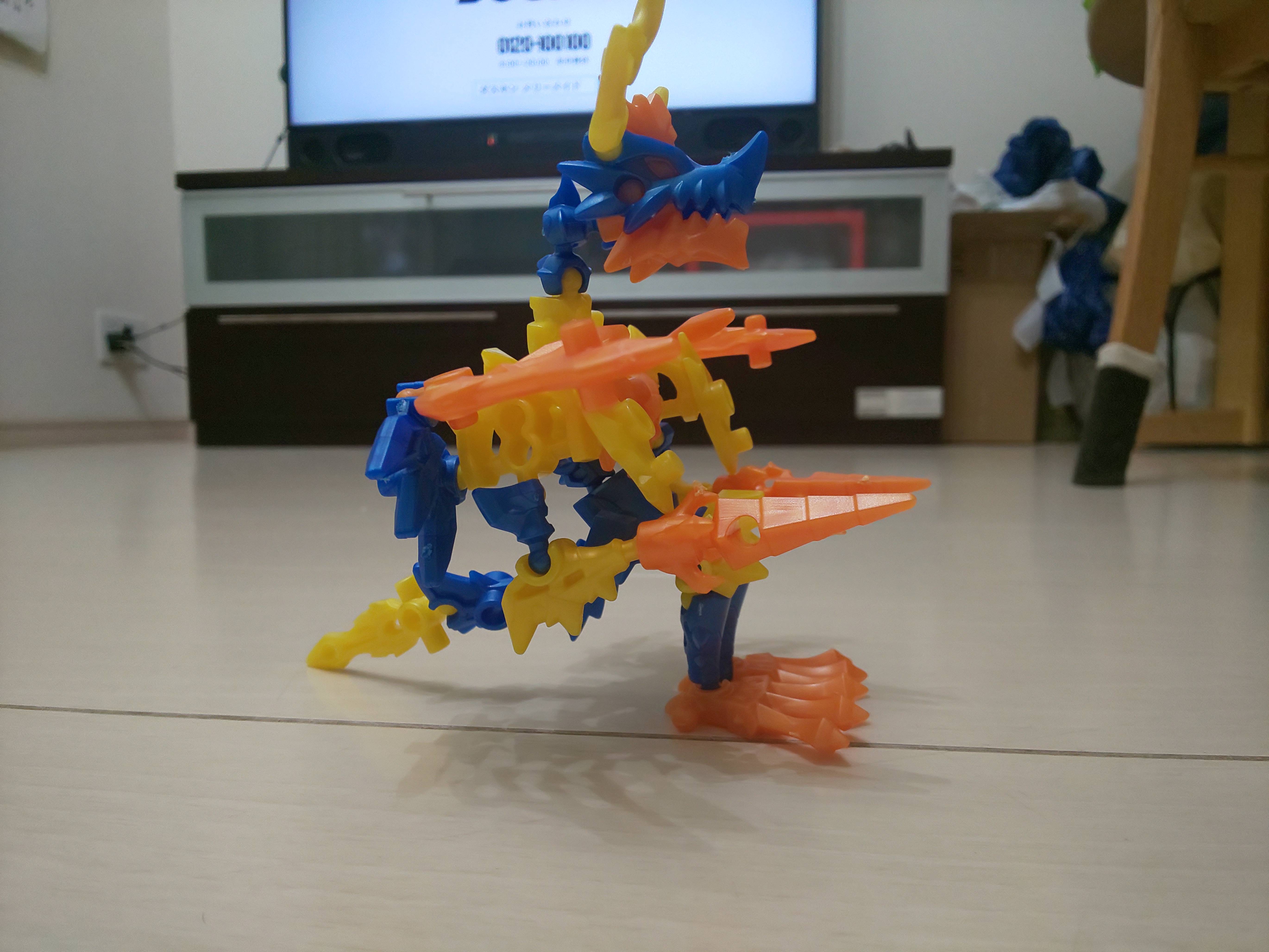 ⭐︎いなかのねずみ⭐︎ テルスガイザー　本体のみ ほねほねカイザードラゴンミサイルモード | カバヤ食品株式会社