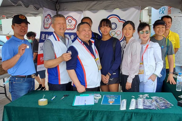 中華奧會林鴻道主席現身 110 全中運 化身奧林匹克宣傳大使為選手加油