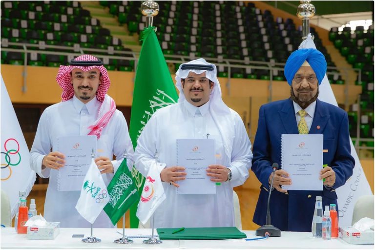 沙烏地阿拉伯奧會（Saudi Olympic & Paralympic Committee, SOPC）：簽署第 7 屆亞洲室內暨武藝運動會主辦合約