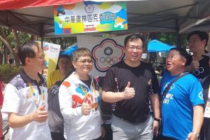 中華奧會於臺南全中運暨全大運設攤倡議環境永續