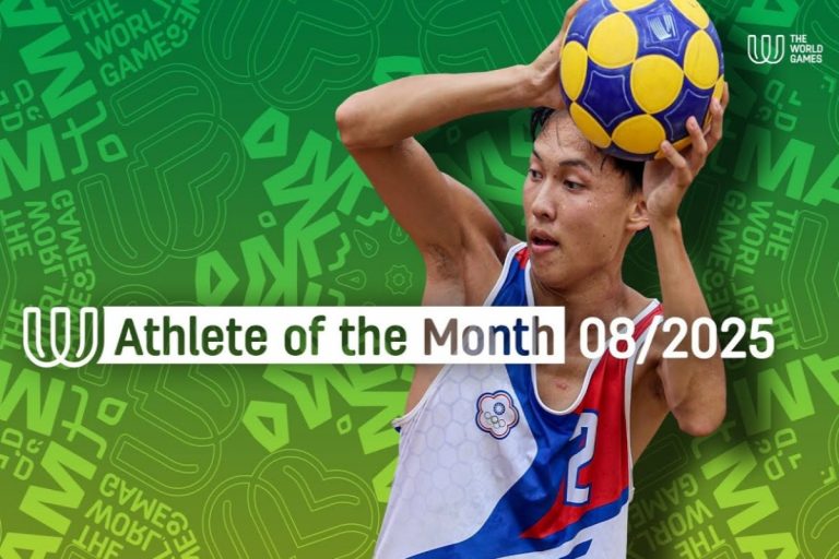 黃英庭獲選為國際世界運動會總會（IWGA）的「本月最佳運動員」