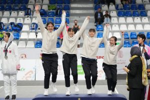 3×3女籃摘金 身高156公分吳沛萱霸氣喊話　游泳黃育騰200公尺仰式奪冠