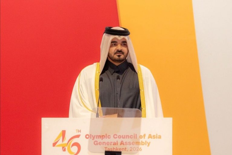 卡達奧會主席 H.E. Sheikh Joaan Bin Hamad Al Thani 當選亞洲奧林匹克理事會新任主席
