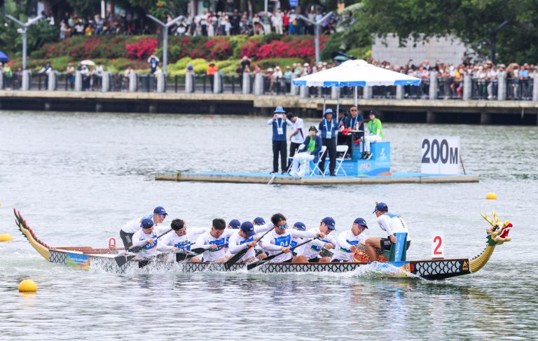 龍舟再添獎牌 男子12人制200公尺鍍銅