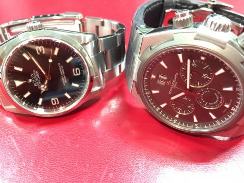 ヴァシュロン・コンスタンタン VACHERON CONSTANTIN オーヴァーシーズクロノ 49150/000W-9501 , ROLEX 14270 T番