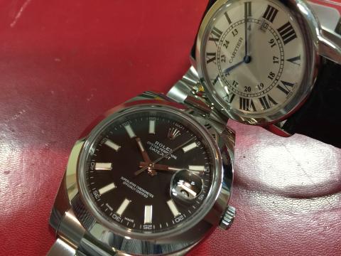 ロレックス ROLEX デイトジャストⅡ 116300 , カルティエ ロンド ソロ W6700255