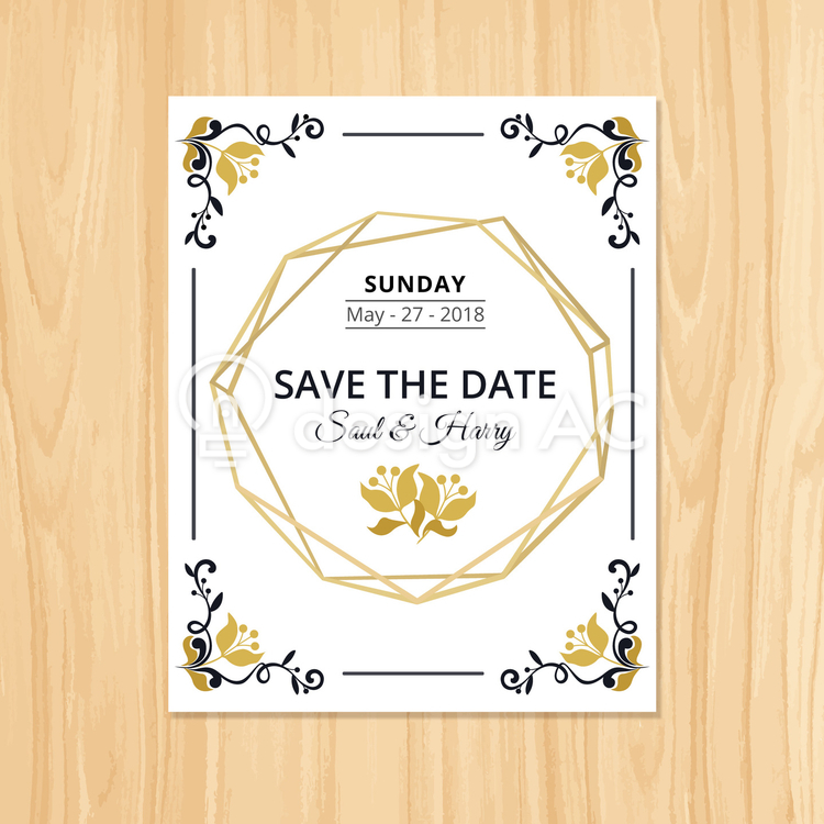 Save the date card, ZIP Save the date card, vertical, black, simple, ZIP