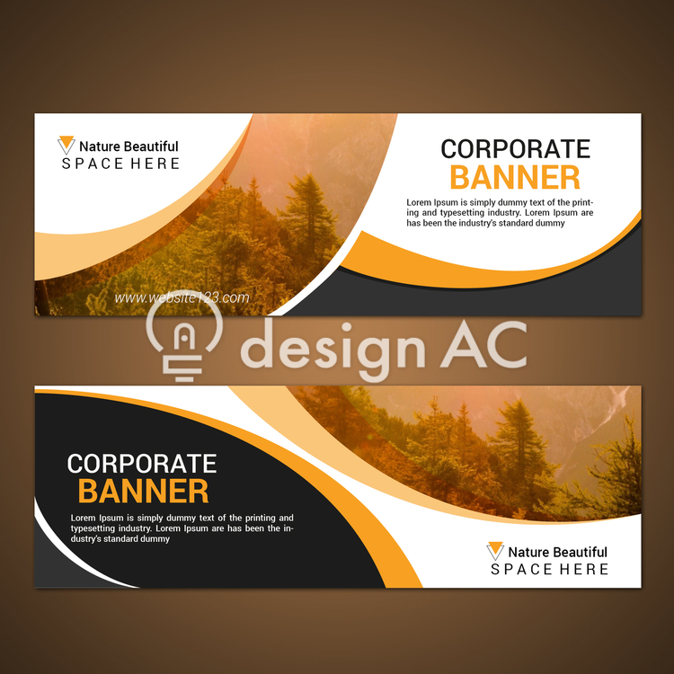 Business banner, ZIP Business banner, banner, orange, design, ZIP