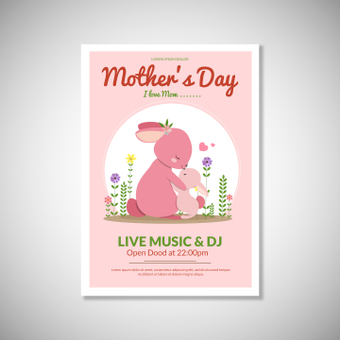 Mother's Day Poster, event, vertical, design, ZIP