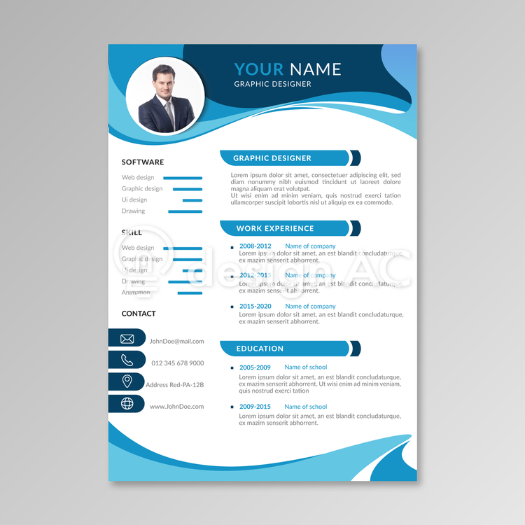 Color resume
