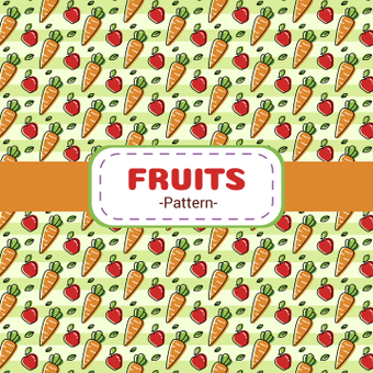 Fruit pattern, design, white, stripe, ZIP