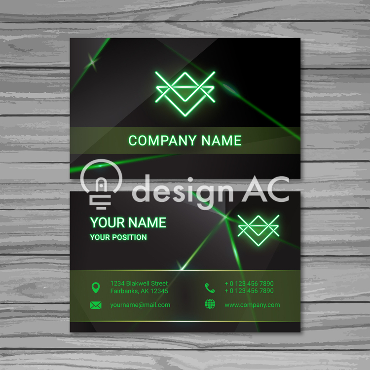 Business Card, ZIP Business Card, side, black, simple, ZIP