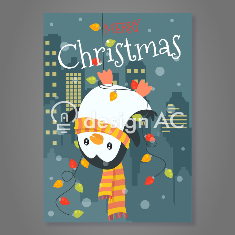 Christmas card, ZIP Christmas card, design, an illustration, tiny, ZIP