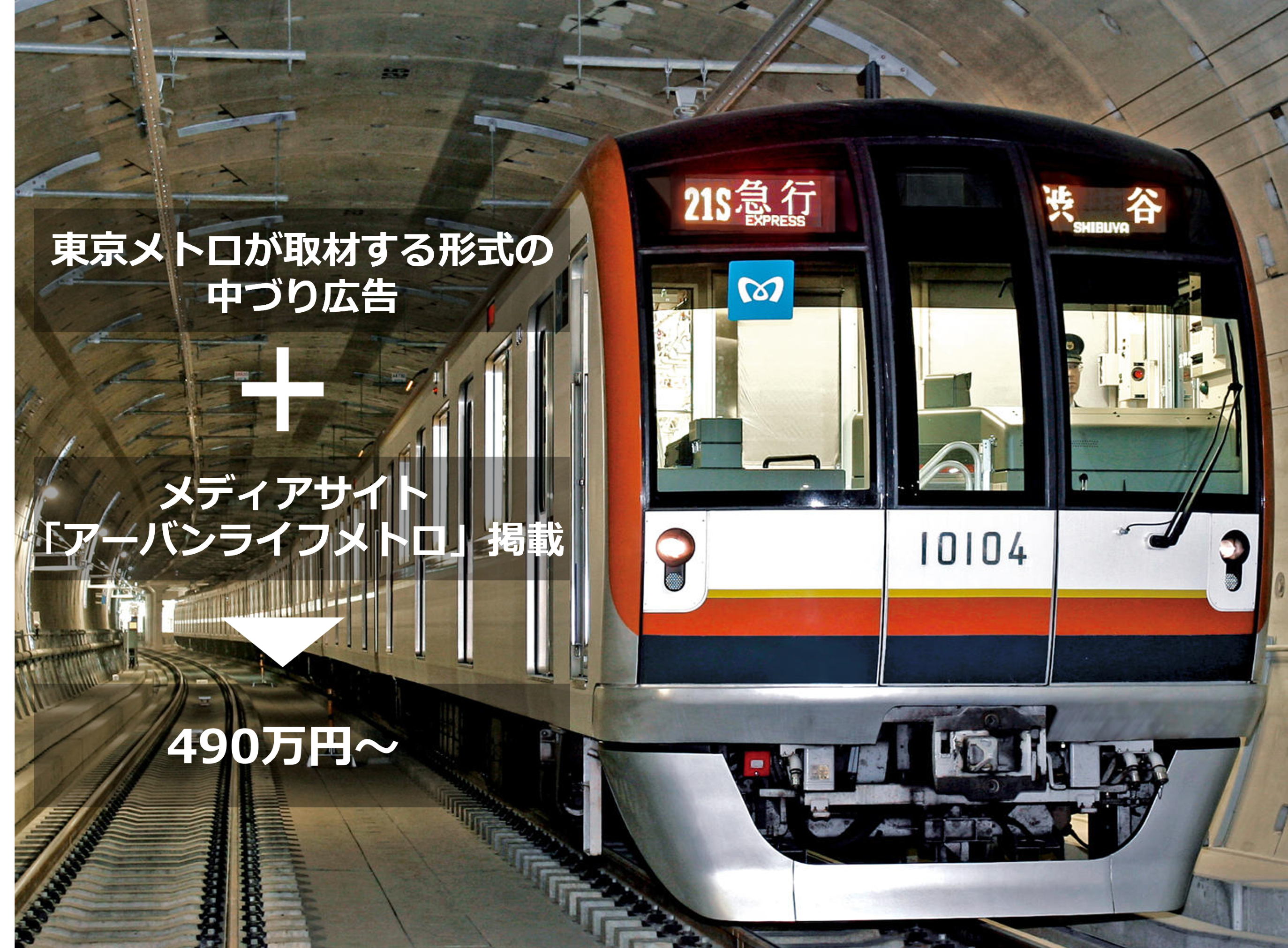 AMEXカード会員限定価格】東京メトロ全線中づり広告