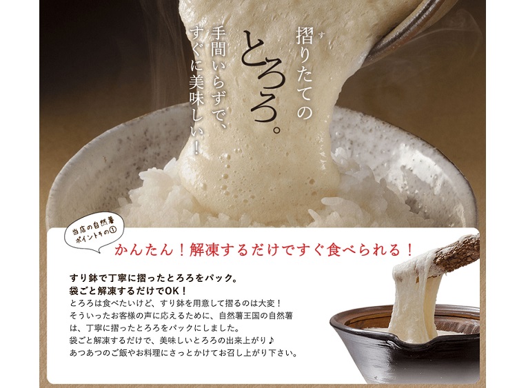 自然薯とろろオリジナルセット | 自然薯王国