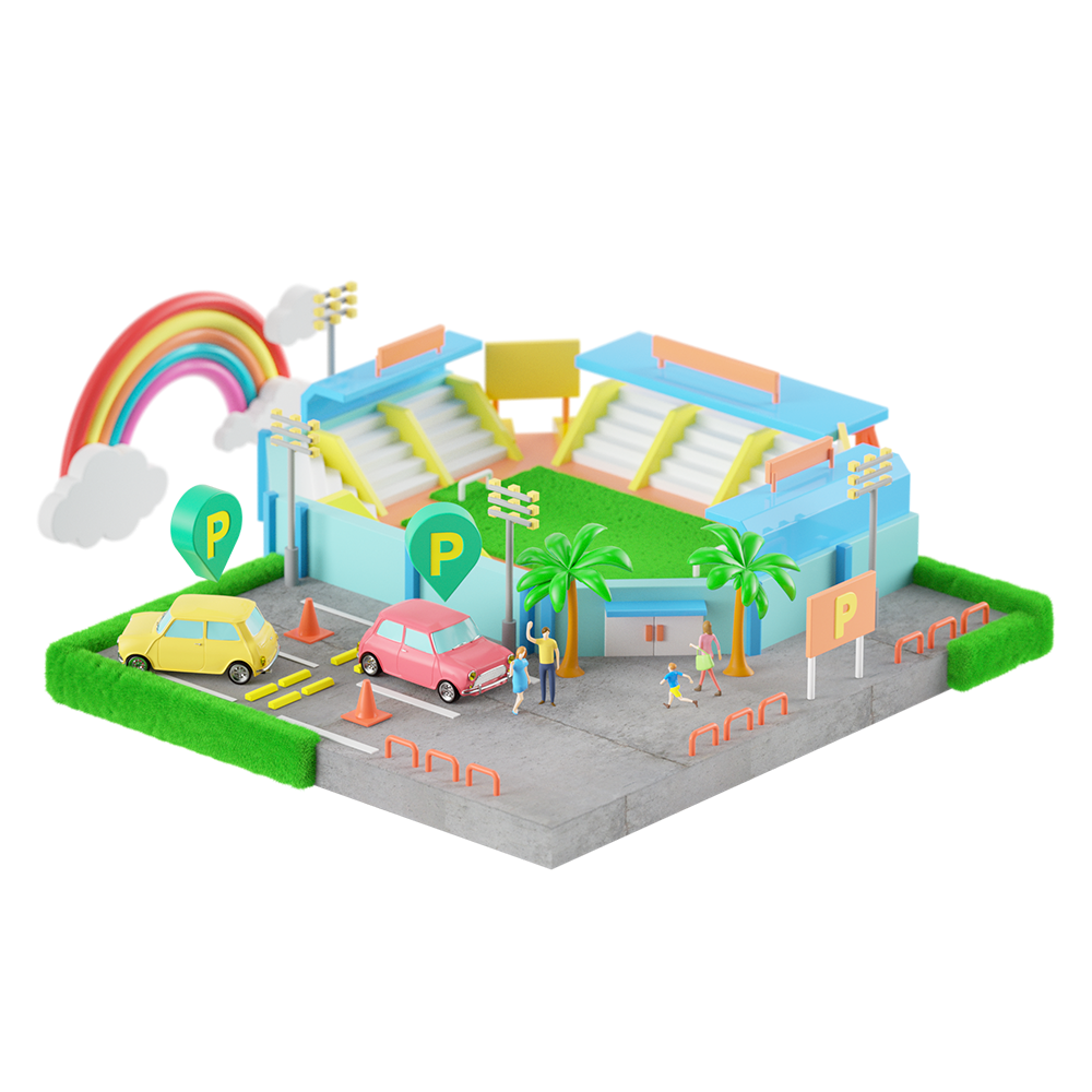 駐車場 イラスト