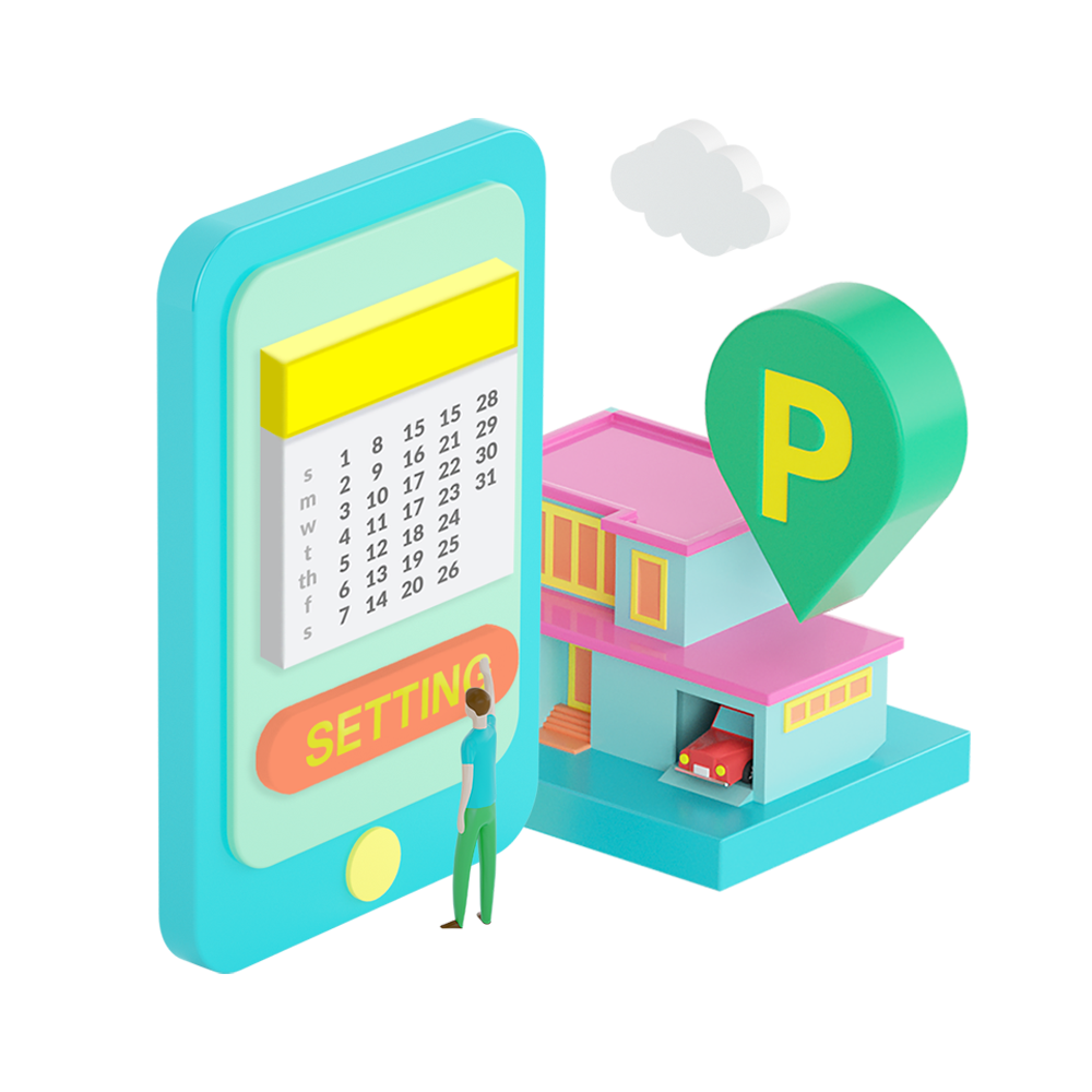 駐車場 イラスト