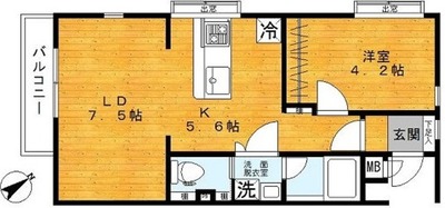 戸越公園アパートメントの間取り