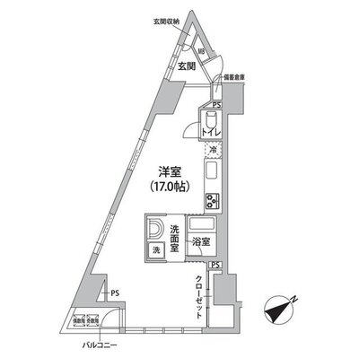 ロリエ銀座の間取り