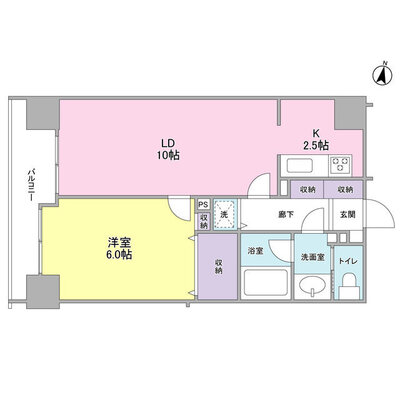 クレールⅡ川原の間取り