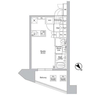 コンフォリア渋谷WESTの間取り