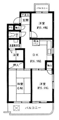プラージュ高田馬場の間取り