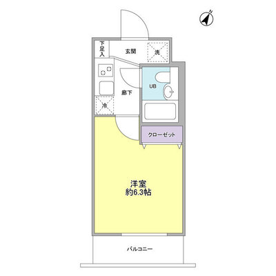 スリーアップ駒沢の間取り