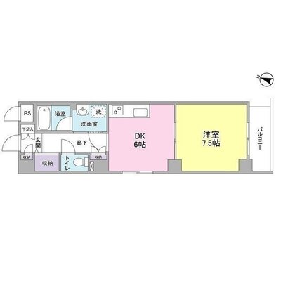 サザン学芸大学の間取り