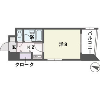 ソレアード赤坂の間取り
