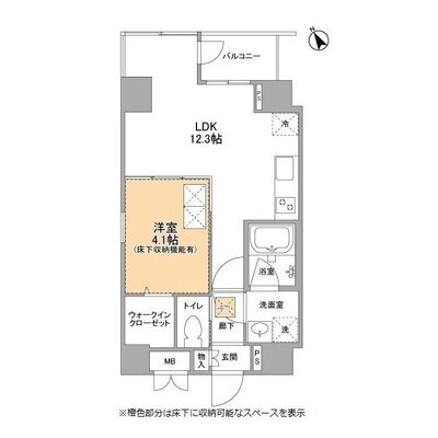 Lavage市谷台町の間取り