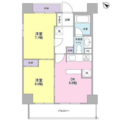 プロスペクト西巣鴨の間取り