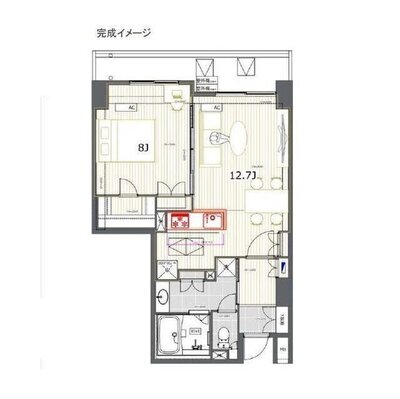 LaSante五反田の間取り
