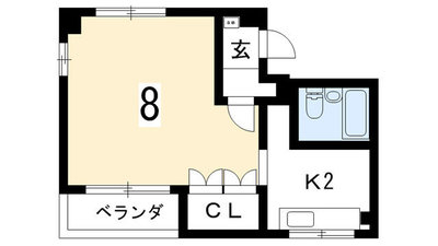 ヴィラ宇野の間取り