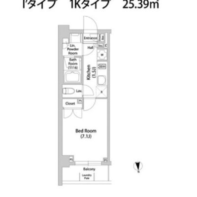 TELLUS八幡山の間取り