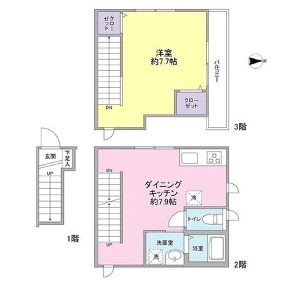 ミルクリーク桜台の間取り