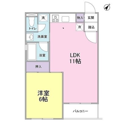 アーバンフラッツ石川台の間取り