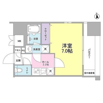 リバーレ東新宿の間取り