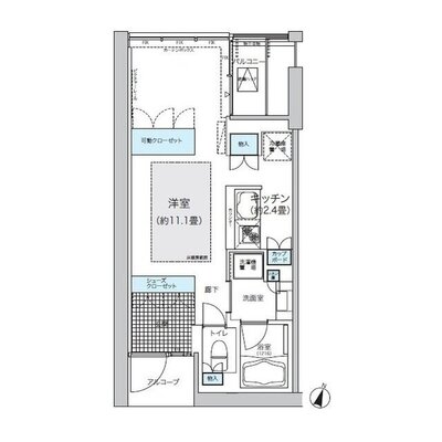 ガーデニエール砧ウエストの間取り