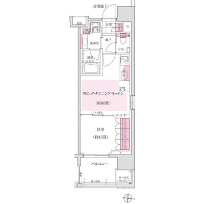 ディームス木場の間取り