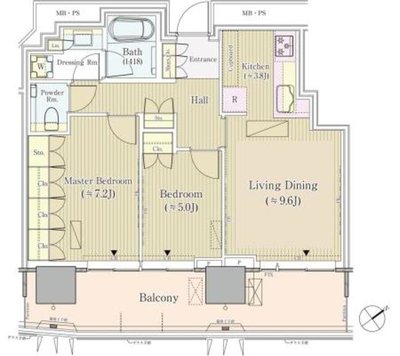 パークコート赤坂檜町ザタワーの間取り