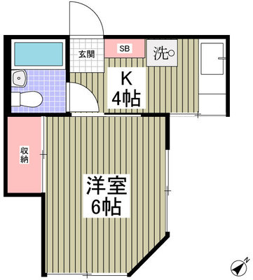 ハイツ前原の間取り